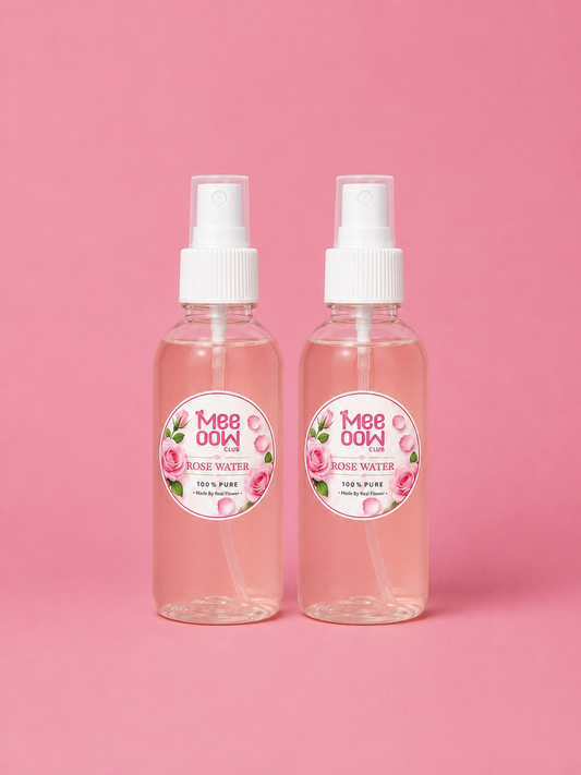MeeOow Club 100% Pure Rose Water Spray