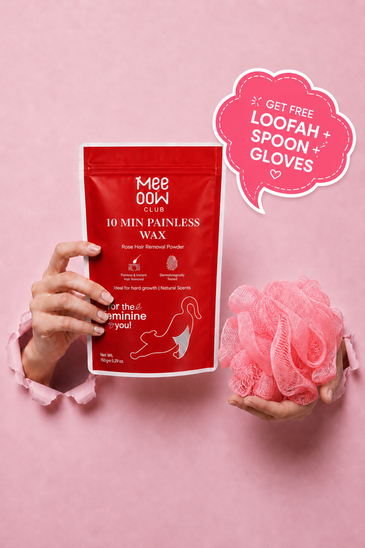 Mee Oow Club 10 Min Painless Hair Removal Powder – Rose 150g