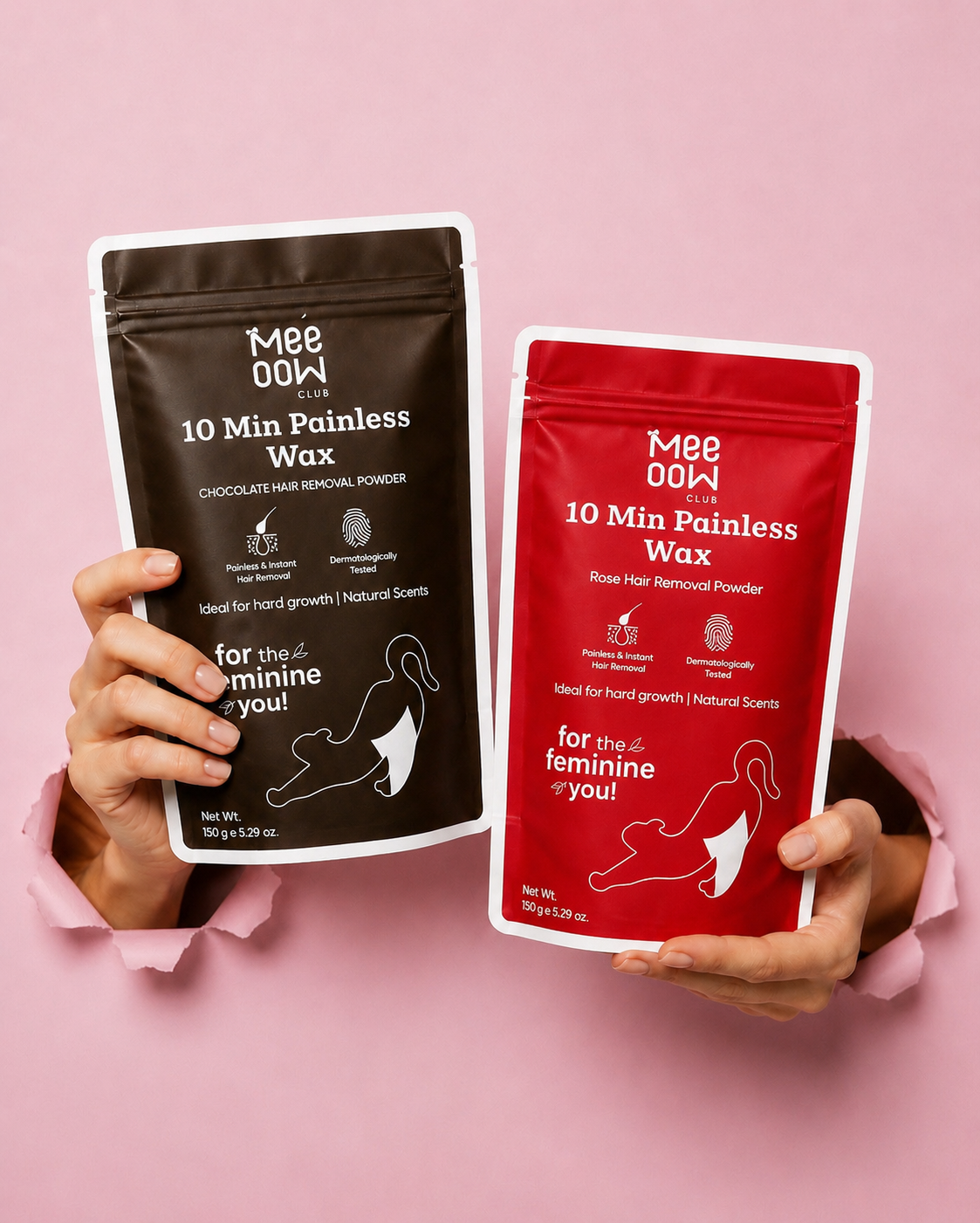 Mee Oow Club 10 Min Painless Hair Removal Powder – 150g