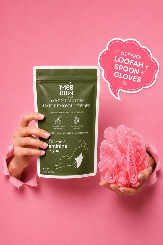 Mee Oow Club 10 Min Painless Hair Removal Powder – Herbal 150g