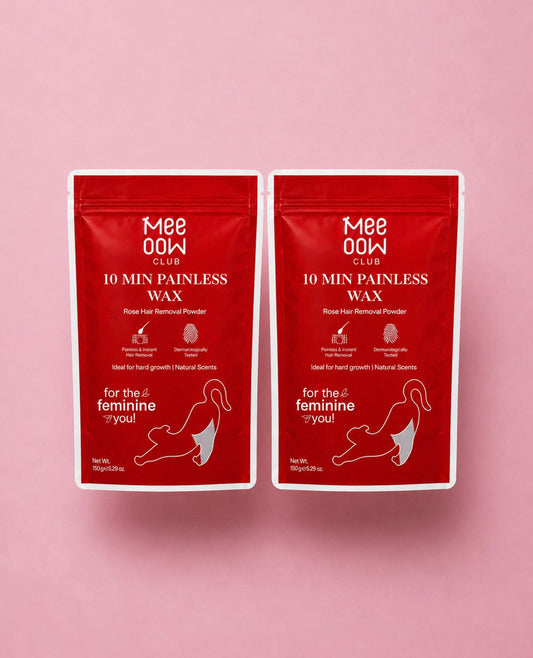 Mee Oow Club 10 Min Painless Hair Removal Powder – Rose 150g