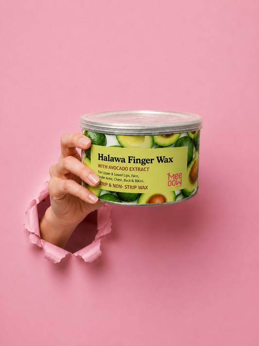 Avocado Halawa Finger Wax – Face & Body Hair Removal (500ML)