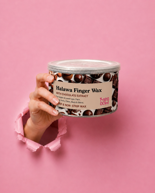 Halawa Finger Wax with Chocolate Extract – Face & Body Hair Removal (500ML)
