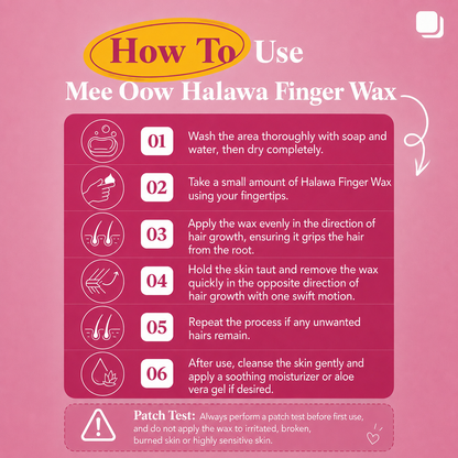 Halawa Finger Wax with Chocolate Extract – Face & Body Hair Removal (500ML)
