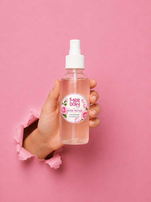 MeeOow Club 100% Pure Rose Water Spray