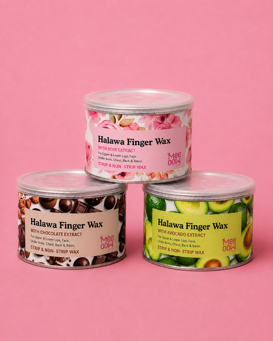Halawa Finger Wax – Rose, Chocolate & Avocado Variants (500ML EACH)
