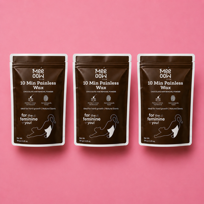 Mee Oow Club 10 Min Painless Hair Removal Powder – Chocolate 150g